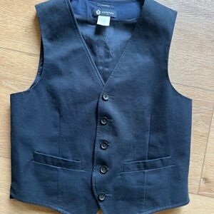 Crewcuts navy Thompson Button-Up Vest